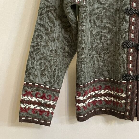 Nordic‎ Design Sweater Cardigan Wool Blend Womens Sz Small EUC - Picture 4 of 14